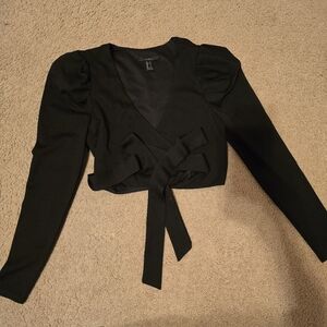 Black forever21 crop top